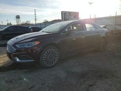 Salvage cars for sale at Chicago Heights, IL auction: 2018 Ford Fusion SE