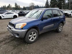 Salvage cars for sale at Graham, WA auction: 2004 Toyota Rav4