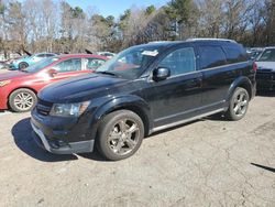 Salvage cars for sale from Copart Austell, GA: 2015 Dodge Journey Crossroad