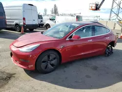 Tesla Vehiculos salvage en venta: 2018 Tesla Model 3