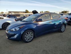 Salvage cars for sale at American Canyon, CA auction: 2014 Hyundai Elantra SE