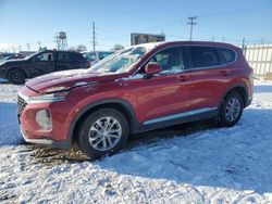 Salvage cars for sale at Chicago Heights, IL auction: 2019 Hyundai Santa FE SE