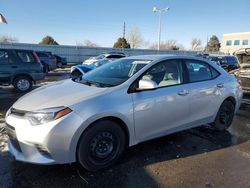 2015 Toyota Corolla L en venta en Littleton, CO