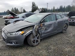 Salvage cars for sale from Copart Graham, WA: 2016 Ford Fusion Titanium