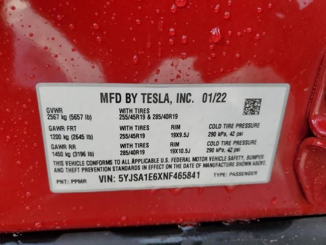 2022 Tesla Model S