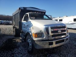 Salvage trucks for sale at Spartanburg, SC auction: 2007 Ford F750 Super Duty