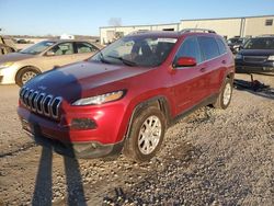 Salvage cars for sale at Kansas City, KS auction: 2017 Jeep Cherokee Latitude