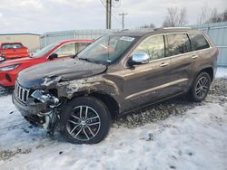 Salvage cars for sale at Wayland, MI auction: 2018 Jeep Grand Cherokee Limited