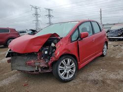 Vehiculos salvage en venta de Copart Elgin, IL: 2010 Honda FIT Sport