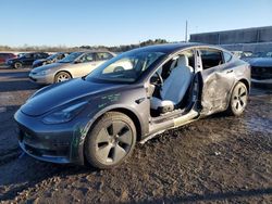 Salvage cars for sale at Fredericksburg, VA auction: 2022 Tesla Model 3