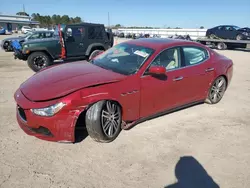 Salvage cars for sale at Harleyville, SC auction: 2016 Maserati Ghibli S