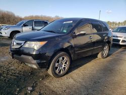 Salvage cars for sale at Windsor, NJ auction: 2009 Acura MDX