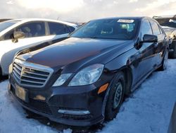 Mercedes-Benz salvage cars for sale: 2013 Mercedes-Benz E 350 4matic