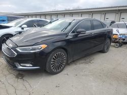 Salvage cars for sale at Louisville, KY auction: 2017 Ford Fusion SE