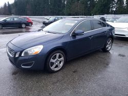 Salvage cars for sale from Copart Arlington, WA: 2013 Volvo S60 T5