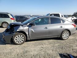 Salvage cars for sale at Antelope, CA auction: 2017 Nissan Sentra S