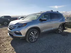 Salvage trucks for sale at Magna, UT auction: 2018 Honda Pilot Touring