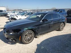 Salvage cars for sale at Haslet, TX auction: 2018 BMW 530E