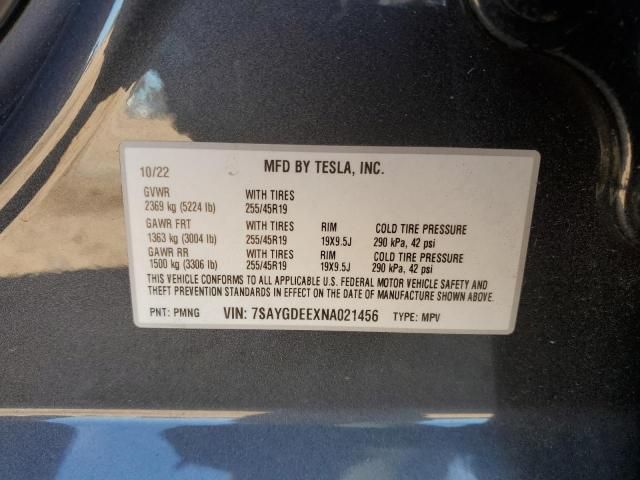 2022 Tesla Model Y