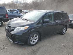 Salvage cars for sale at Marlboro, NY auction: 2014 Toyota Sienna LE