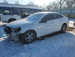 Salvage cars for sale from Copart Wichita, KS: 2018 Chevrolet Malibu LS