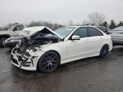 Salvage cars for sale at New Britain, CT auction: 2012 Mercedes-Benz C 300 4matic