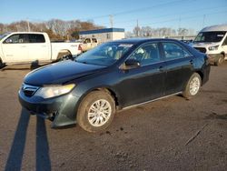 Salvage cars for sale at Ham Lake, MN auction: 2012 Toyota Camry Base