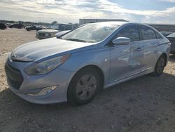 Salvage cars for sale at San Antonio, TX auction: 2012 Hyundai Sonata Hybrid