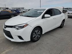 2015 Toyota Corolla L en venta en Grand Prairie, TX