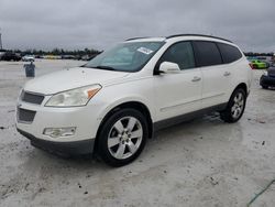 Salvage cars for sale at Arcadia, FL auction: 2011 Chevrolet Traverse LTZ