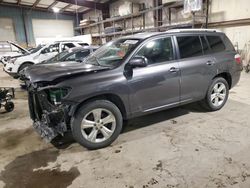 Salvage cars for sale at Eldridge, IA auction: 2008 Toyota Highlander Limited