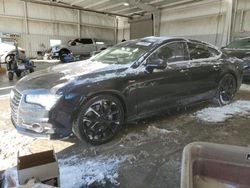 Salvage cars for sale at Kansas City, KS auction: 2017 Audi A7 Prestige