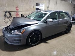 Salvage cars for sale from Copart Blaine, MN: 2015 Volkswagen Golf