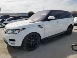 Salvage cars for sale at Orlando, FL auction: 2016 Land Rover Range Rover Sport HSE