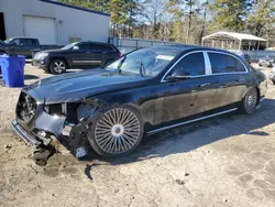 Salvage cars for sale from Copart Austell, GA: 2022 Mercedes-Benz S MERCEDES-MAYBACH S 580 4M