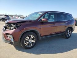 Salvage cars for sale from Copart Fresno, CA: 2018 Honda Pilot EX