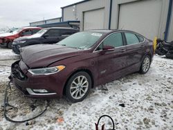 Salvage cars for sale from Copart Wayland, MI: 2018 Ford Fusion TITANIUM/PLATINUM Phev