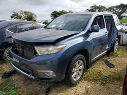 Salvage cars for sale from Copart Kapolei, HI: 2011 Toyota Highlander Base