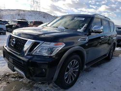 Salvage cars for sale at Littleton, CO auction: 2017 Nissan Armada SV