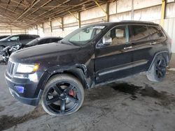 Salvage cars for sale at Phoenix, AZ auction: 2012 Jeep Grand Cherokee Overland