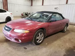 Salvage cars for sale at Lansing, MI auction: 2000 Chrysler Sebring JXI