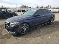 Salvage cars for sale at Los Angeles, CA auction: 2018 Mercedes-Benz C300