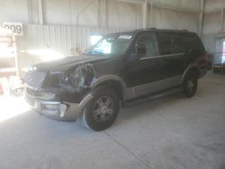 Salvage cars for sale at Kansas City, KS auction: 2003 Ford Expedition Eddie Bauer