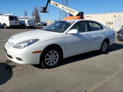 Salvage cars for sale at Hayward, CA auction: 2002 Lexus ES 300