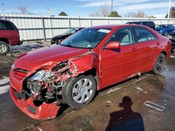 Salvage cars for sale at Littleton, CO auction: 2011 Toyota Camry Base