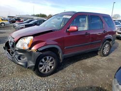 Salvage cars for sale from Copart Sacramento, CA: 2006 Honda CR-V EX