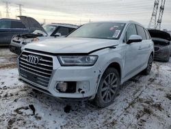 Audi salvage cars for sale: 2017 Audi Q7 Premium