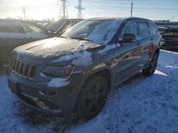 Salvage SUVs for sale at auction: 2015 Jeep Grand Cherokee Overland