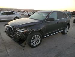 Salvage cars for sale from Copart Grand Prairie, TX: 2016 Audi Q5 Premium Plus