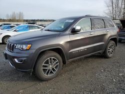 Salvage cars for sale at Arlington, WA auction: 2017 Jeep Grand Cherokee Limited